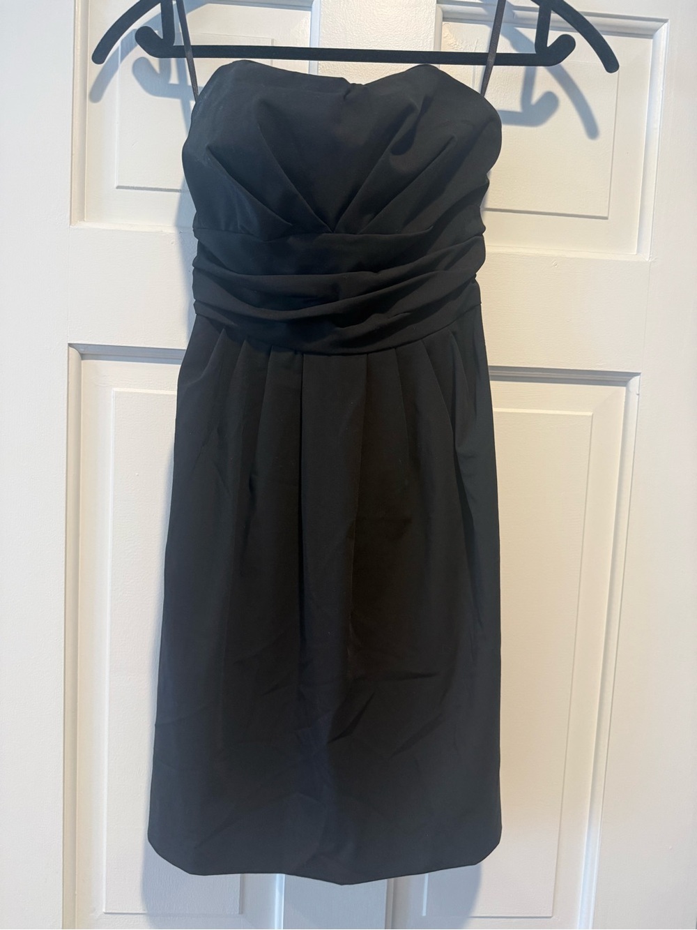 Classic Strapless Black Cocktail Dress